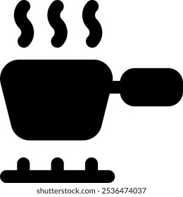 UI cooking Vector Icon Illustration. Glyph Style