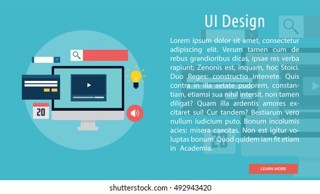 UI Design Conceptual Banner