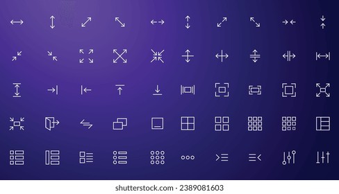 UI Design flat Icon Pack Vector web icons, Basic Ui Icons. Vector illustration