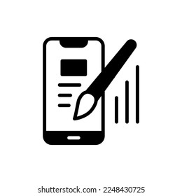 UI Design icon in vector. Logotype