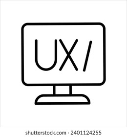   Ui Design icon  with white background vector