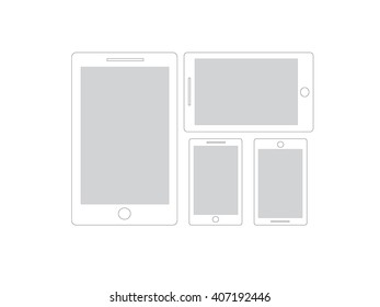 ui design smartphone app template with multiple layout 