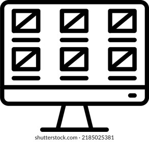 Ui Design Vector Line Icon Design