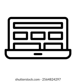 UI Design Vector Line Icon Design