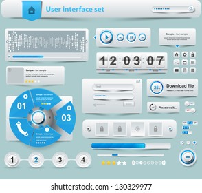 UI elements design for app.