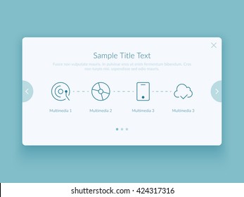 UI Elements, User Interface Concept, Vector EPS 10 Illustration