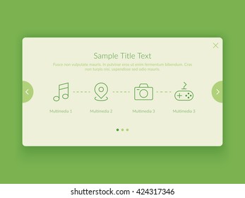 UI Elements, User Interface Concept, Vector EPS 10 Illustration