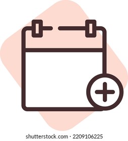 UI event, illustration, vector on white background.