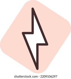 Flash Ui, ilustración, vector sobre fondo blanco.