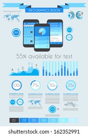UI Flat Design Elements for Web, Infographics, Data display, Blogs and   Business presentations.