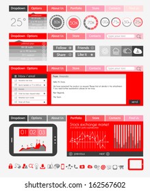 UI Flat Design Elements for Web, Infographics, Data display, Blogs and   Business presentations.