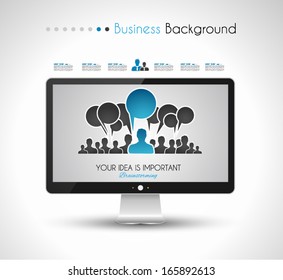 UI Flat Design Elements for Web, Infographics, Data display, Blogs and   Business presentations.