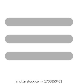 UI Flat Icon hamburger menu