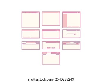 UI Frame Illustration Element Set 