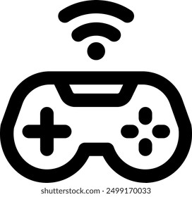 UI gaming Vector Icon Illustration. Line Style