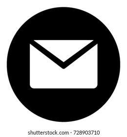 UI glyph circle message