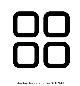 ui icon line vector black