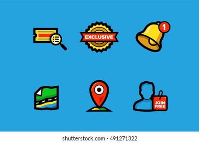 UI Icon Pack Vector Graphic 