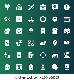 ui icon set. Collection of 36 filled ui icons included Smartphone, Pie chart, Chess, Checklist, Goal, Circle, Discussion, Login, Placeholder, Email, Wireframe, Phone call, Calendar