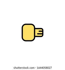 Conjunto de iconos de la interfaz de usuario. Combinación única de esquema y ilustración coloreada. 