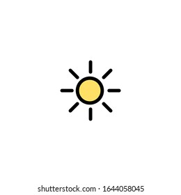 UI Icon Set. Unique Combination of Outline and Colored illustration. 