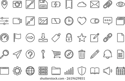 Ui icons Simple vector icon. Illustration symbol design template for web mobile UI element. 