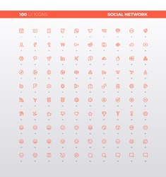 UI icons of social network logo, social media website logotypes, emoji and ideograms for social internet communication. 32px simple line icons set. Premium quality symbols and sign web logo collection