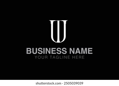 UI  initial logo | initial based abstract modern minimal creative logo, vector template image. luxury logotype logo, real estate homie. typography. initials 