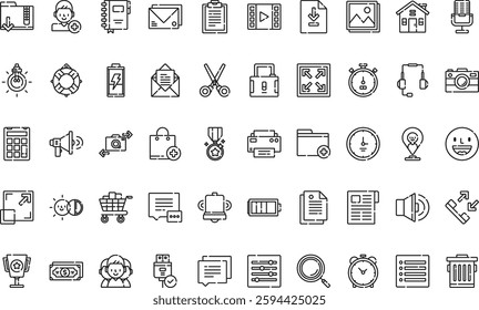 Ui interface icons High-Quality Vector Icons Collection with Editable Stroke. Ideal for Professional and Creative Projects.