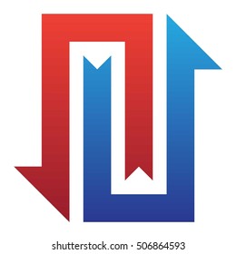 UI interface reload circle button element