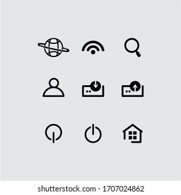 Ui internet icon Design Pack