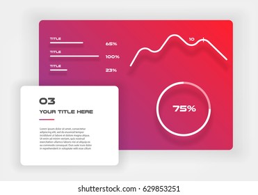 Ui kit. Icons Infographic. Templates for Business Vector Illustration, can illustrate a strategy, workflow or team work, timeline, vector flat color