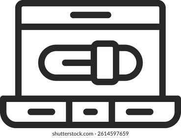 UI Kit Line Vector Icon Design