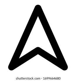 Símbolo de exploración Icono de línea de la interfaz de usuario