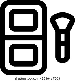 UI make up Vector Icon Illustration. Line Style