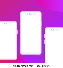 UI Mockup Template. 3D Mockup Template. Mobile Design Template. Mockup 3D Mobile app design 