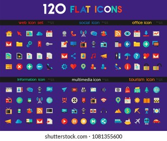 Ui and Multimedia big icon set