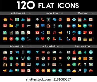 Ui and Multimedia big icon set