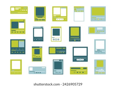 UI Music Player Element Set