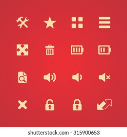 UI Outline For Web and Mobile icons universal set for web and mobile 