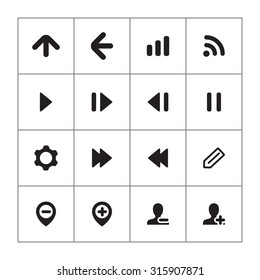 UI Outline For Web and Mobile icons universal set for web and mobile 