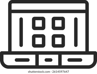 UI Patterns Line Vector Icon Design