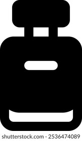 UI perfume Vector Icon Illustration. Glyph Style