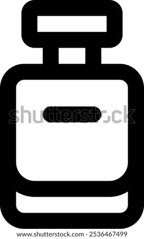 UI perfume Vector Icon Illustration. Line Style