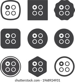 ui radios grid icon . web icon set . icons collection. Simple vector illustration.