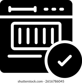 UI Responsiveness Glyph Vector Icon Design