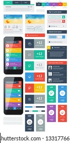UI Is A Set Of Beautiful Components Featuring The Flat Design Trend
