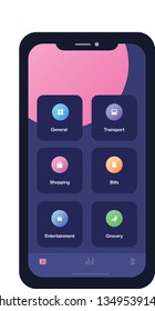 UI set Mobile Application For Payment Method