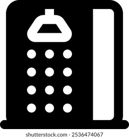 UI shower Vector Icon Illustration. Glyph Style