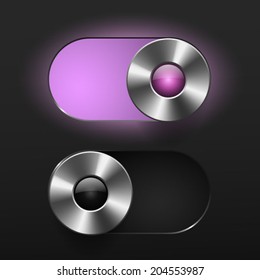 ui slider in pink